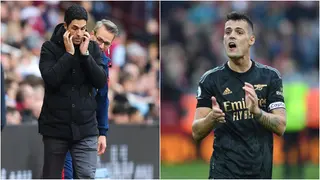 Granit Xhaka publicly disagrees with Mikel Arteta after Arsenal's draw vs West Ham