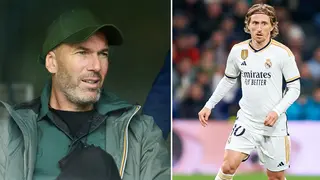 Ex Real Madrid coach Zidane speaks on the story behind Luka Modric getting the number 10 jersey at the La Liga club