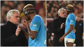 Victor Osimhen: Super Eagles Star Involved in Heated Clash With Jose Mourinho