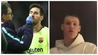 Man United’s star narrates hilarious story of how Messi almost denied giving him his shirt