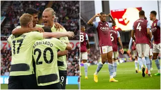 Erling Haaland scores again but Manchester City are held back by struggling Aston Villa