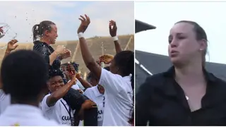 Black Queens Coach Nora Hauptle Breaks Down in Tears After Qualifying Ghana to WAFCON: Video