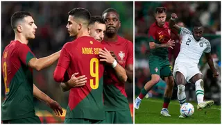 Bruno Fernandes nets brace, Emmanuel Dennis misses penalty as Portugal thrash Nigeria in friendly