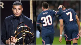 Mbappe shows true colours to Messi after winning prestigious award with PSG