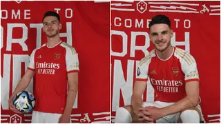 Arsenal Unveil Declan Rice With Nigerian Artiste OdumoduBlvck's Hit Song