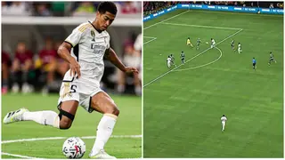 Real Madrid Fans Hail Bellingham After Scoring Debut Goal With Audacious Chip Over Andre Onana