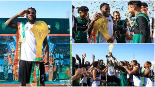 Al Ahli Welcome AFCON Winner Frank Kessie With Fake Trophy, Celebrate Ivorian in Style: Video