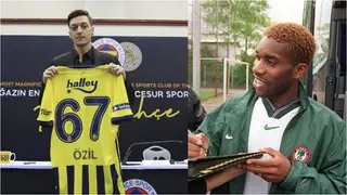 Nigerian legend Okocha reacts after Ozil referred to him as his idol