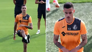 Mason Greenwood trains with new side Getafe for the first time following completion of transfer