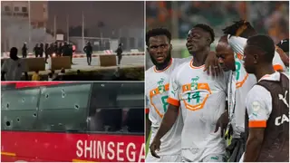 AFCON 2023: Violence Erupts in Abidjan After Equatorial Guinea Annihilate Ivory Coast, Video