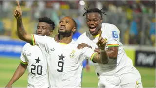 Jordan Ayew Scores Hat Trick to Power Ghana to Victory in Seven Goal Thriller Against CAR