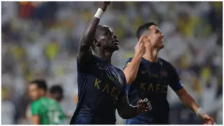 Sadio Mane Reacts After Scoring the Only Goal in Al Nassr’s Win Over Al Ettifaq in Saudi King Cup