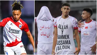 Wydad Pay Tribute to Late Defender Oussama Falouh During AFL Final Against Mamelodi Sundowns