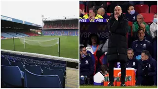 Pep Guardiola blames the grass after Man City dropped points at Selhurst Park
