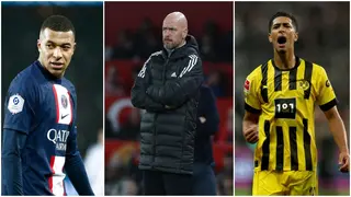 Ten Hag reveals why Man United can't sign Mbappe and Bellingham