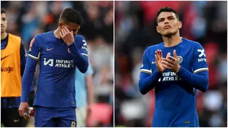 Thiago Silva Inconsolable After Man City Beat Chelsea in FA Cup Semi Final