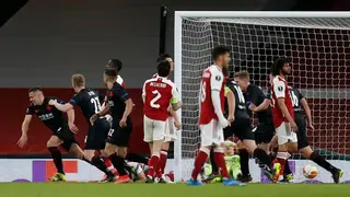 Disappointing night for Arsenal as Holes' 94th-minute goal denied them Europa League win over Slavia Praha