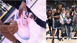 Ja Morant gifts Grizzlies fan signed game-worn gear after her ball was stolen