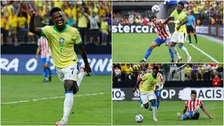 Vinicius Junior Destroys Paraguay Defender With Rainbow Flick at Copa America: Video