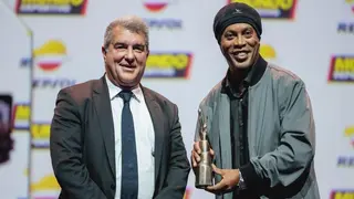 Brazilian icon Ronaldinho awarded Legend Trophy for stellar career