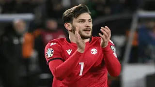 Kvaratskhelia leads divided Georgia to Euros debut