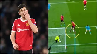 Manchester United star blasted after being nutmegged by David De Gea leading to Man City’s second goal