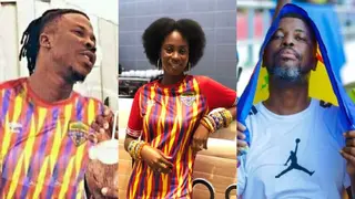 Hearts Vs Kotoko: Meet Dumelo, Stonebwoy, Afia Schwar, A-Plus, Sefa Kayi, And Other Famous Hearts Supporters