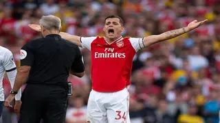 Unai Emery faults Granit Xhaka after midfielder clashed with Arsenal fans