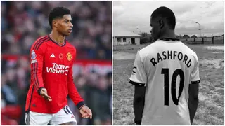 Marcus Rashford: Nigerian Chap Leaves Fans Confused With Uncanny Resemblance to Man United Ace