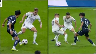 Kubo embarrasses Toni Kroos with filthy nutmeg during La Liga game