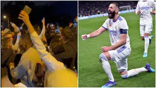 Hundreds of fans hit the streets to show ‘mad love’ for Benzema, declaring him as Ballon d’Or Winner