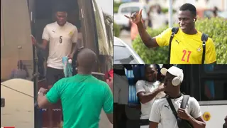 Video of Nigerian Fans Chanting Black Stars Players Names on Their Arrival in Abuja Drops