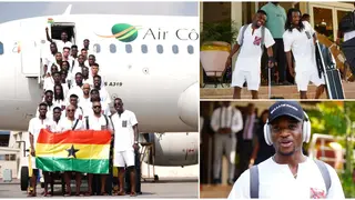AFCON 2023: Four Time Champions Ghana Leave For Tournament Dressed in African Prints