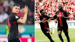 Xhaka praises Nigerian duo, Boniface and Tella as Bayer Leverkusen claims first Bundesliga title
