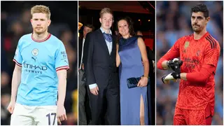 Courtois' UCL prediction revives memories of his affair with De Bruyne's girlfriend