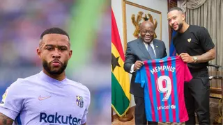 Barcelona star reacts, makes big statement after meeting President Nana Akufo-Addo of Ghana