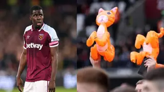 Kurt Zouma taunted by opposition fans as defender makes West Ham return