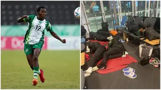 Super Falconets Abandoned As Players Sleep on Airport Floor After Crashing Out of World Cup