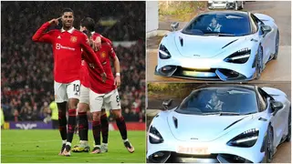 Rashford drives brand new McLaren to training after Bournemouth game