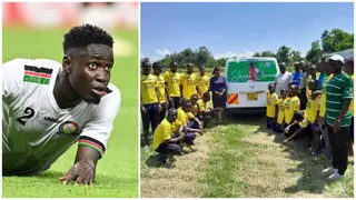 Joseph Okumu: Harambee Stars Defender Donates 14-Seater Van to Childhood Team Chemelil Youth