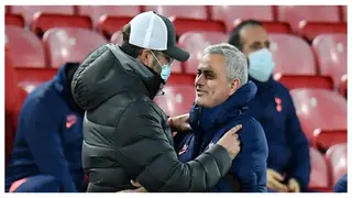 Klopp sends message to Mourinho after Liverpool's painful loss to Utd