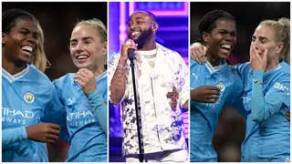 Lovely Moment Man City Female Players Celebrated Goal With Davido’s ‘Unavailable’ Dance, Video
