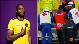 Interesting video of injured Ecuador striker Enner Valencia being chased down by police surfaces