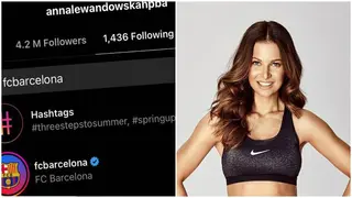 Wife of Bayern Munich star starts following Spanish giants on Instagram