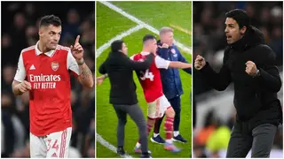 Watch why Granit Xhaka wanted to fight during North London derby