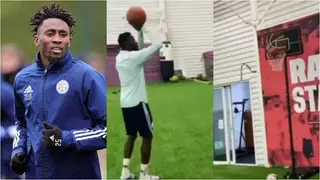 Wilfred Ndidi: Super Eagles Star Shows Off Good Basketball Skills During Training at His Premier League Club