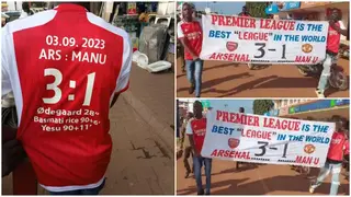 Arsenal Fans in Uganda Hold Parade to Celebrate Victory over Manchester United