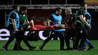 Argentine footballer's knee fully dislocated in Libertadores injury