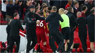 Interesting video appears to show Newcastle staff member throw object at Liverpool after last minute winner