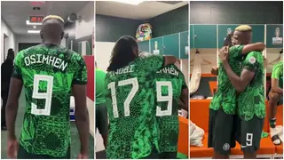 AFCON 2023: Video of Alex Iwobi Consoling Victor Osimhen After Nigeria Beat Cameroon Emerges